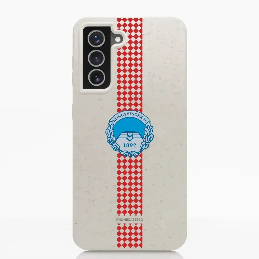 Kongsvinger IL Official Compostable Phone Case Design Square stripe - Image 30