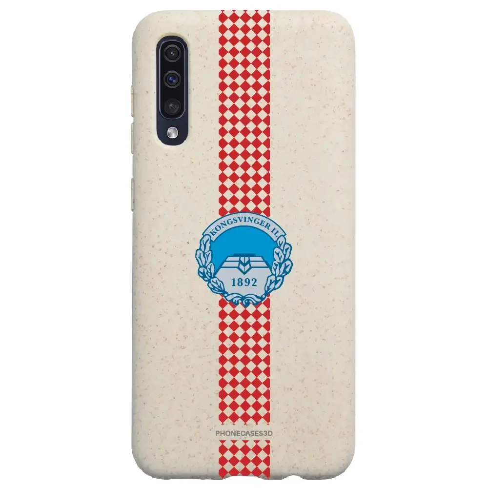 Kongsvinger IL Official Compostable Phone Case Design Square stripe - Image 43