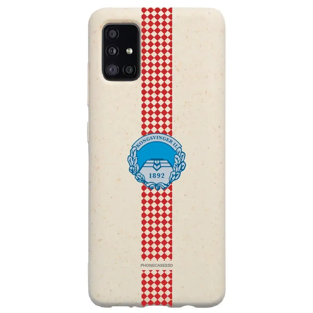 Kongsvinger IL Official Compostable Phone Case Design Square stripe - Image 44