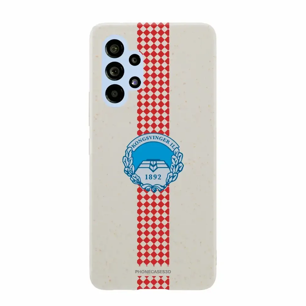 Kongsvinger IL Official Compostable Phone Case Design Square stripe - Image 46