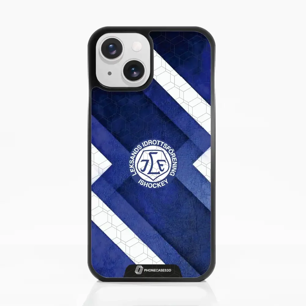 Leksands IF Official 3D Phone Case Blue Abstract Design - Image 17