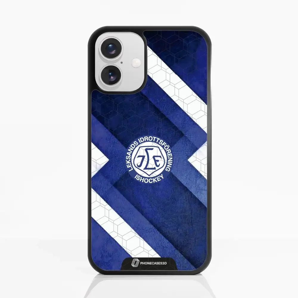 Leksands IF Official 3D Phone Case Blue Abstract Design - Image 22
