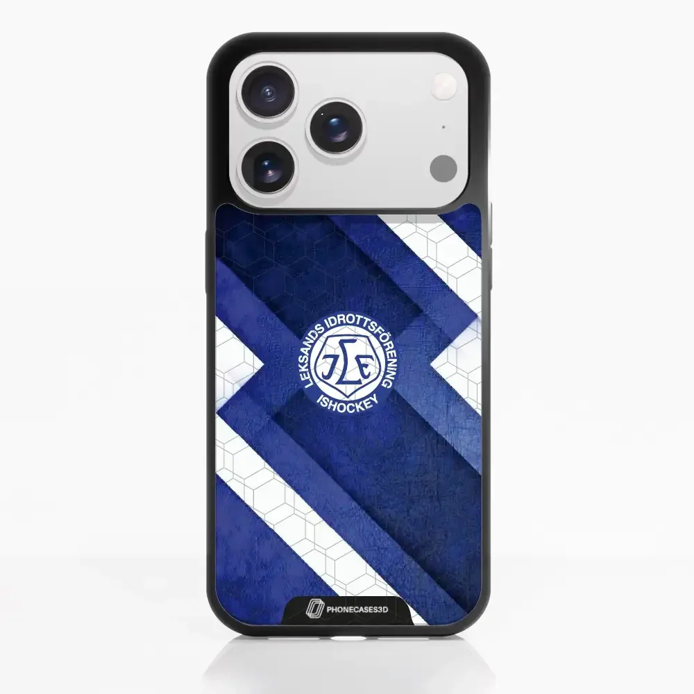 Leksands IF Official 3D Phone Case Blue Abstract Design - Image 26