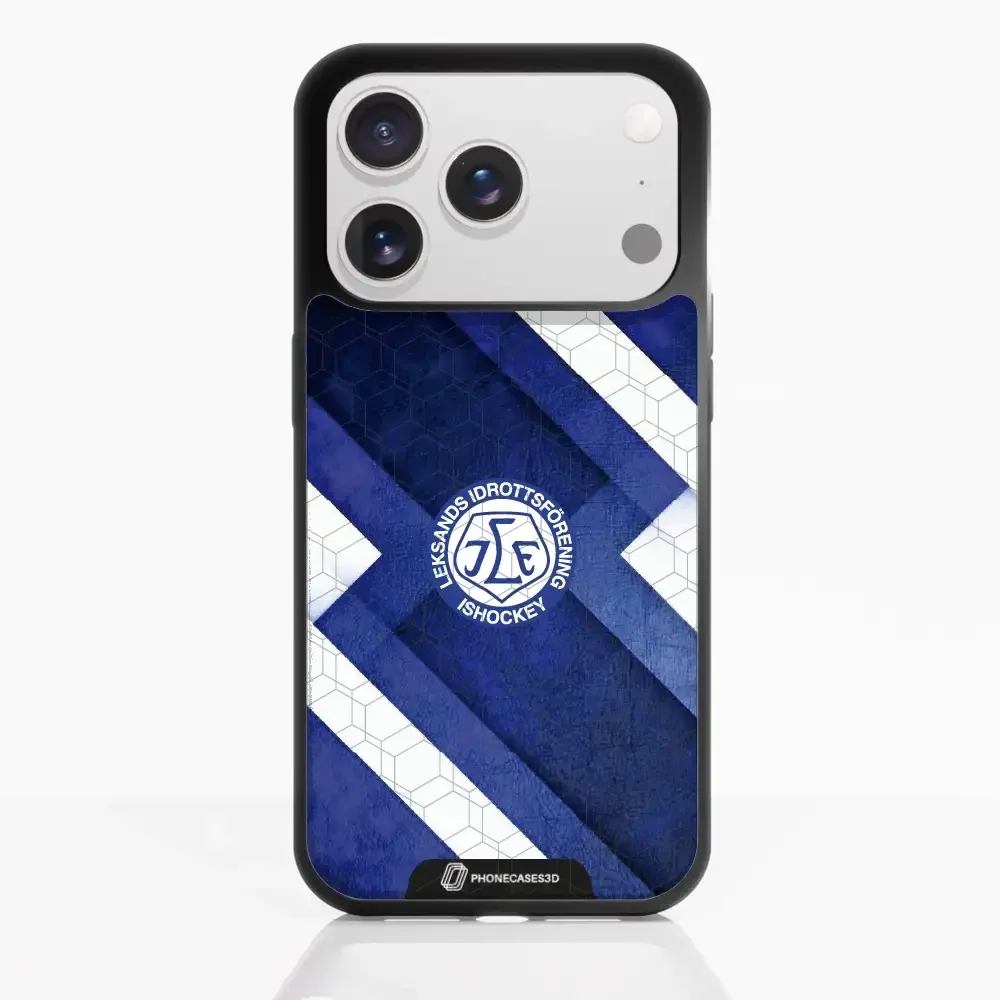 Leksands IF Official 3D Phone Case Blue Abstract Design - Image 27