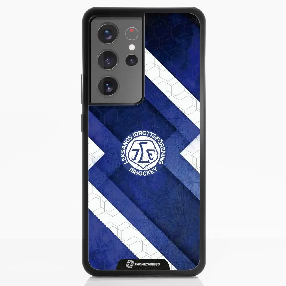 Leksands IF Official 3D Phone Case Blue Abstract Design - Image 53