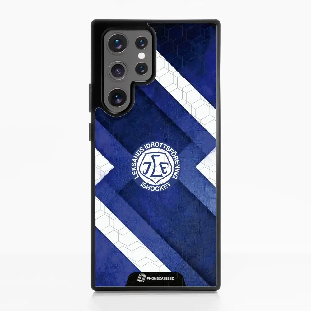 Leksands IF Official 3D Phone Case Blue Abstract Design - Image 56