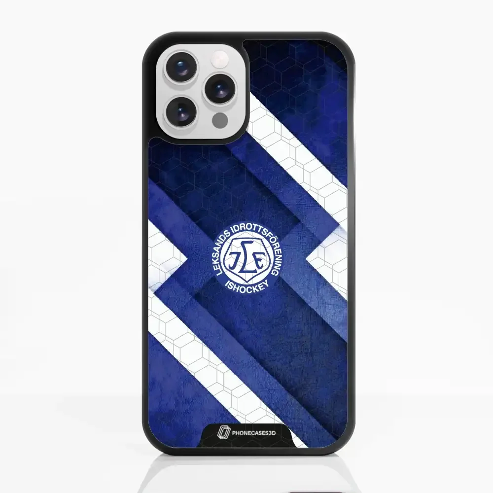 Leksands IF Official 3D Phone Case Blue Abstract Design - Image 6