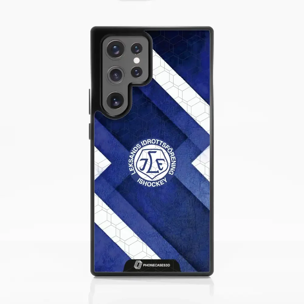 Leksands IF Official 3D Phone Case Blue Abstract Design - Image 63