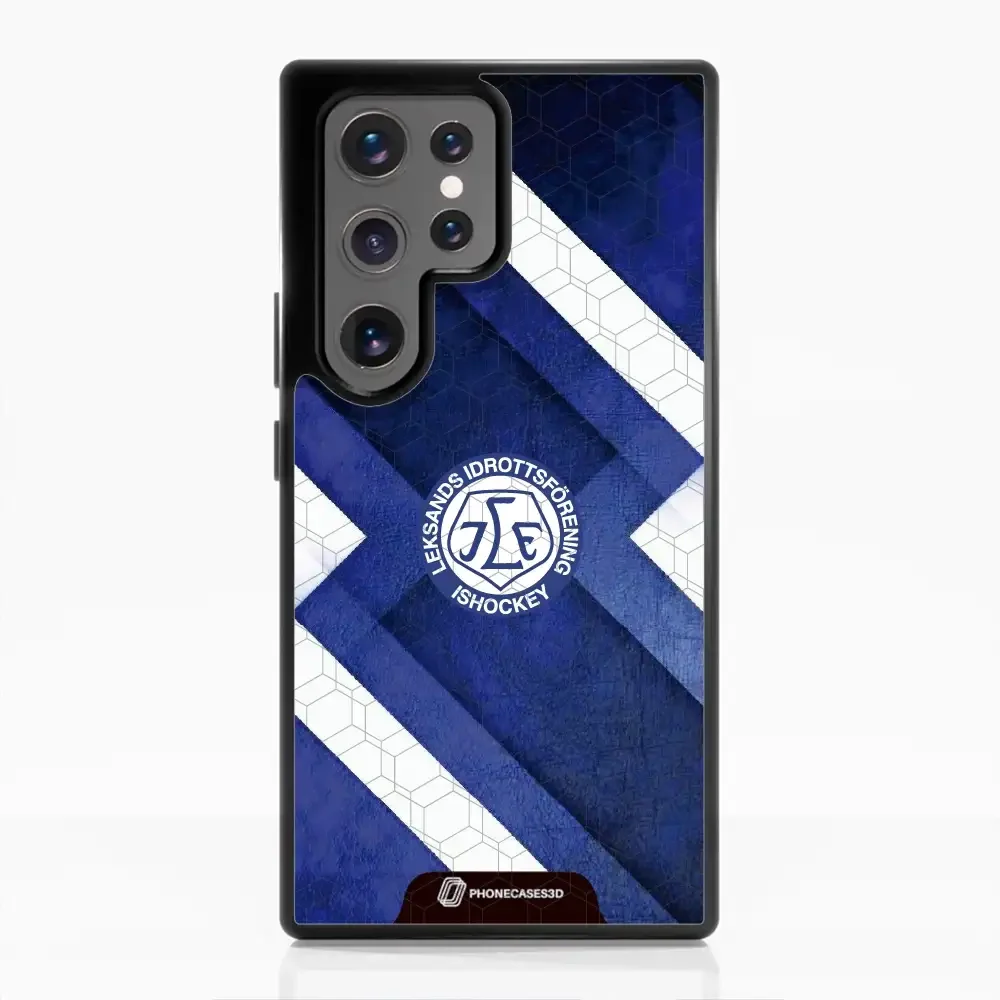 Leksands IF Official 3D Phone Case Blue Abstract Design - Image 66