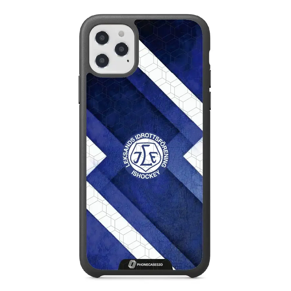 Leksands IF Official 3D Phone Case Blue Abstract Design - Image 7