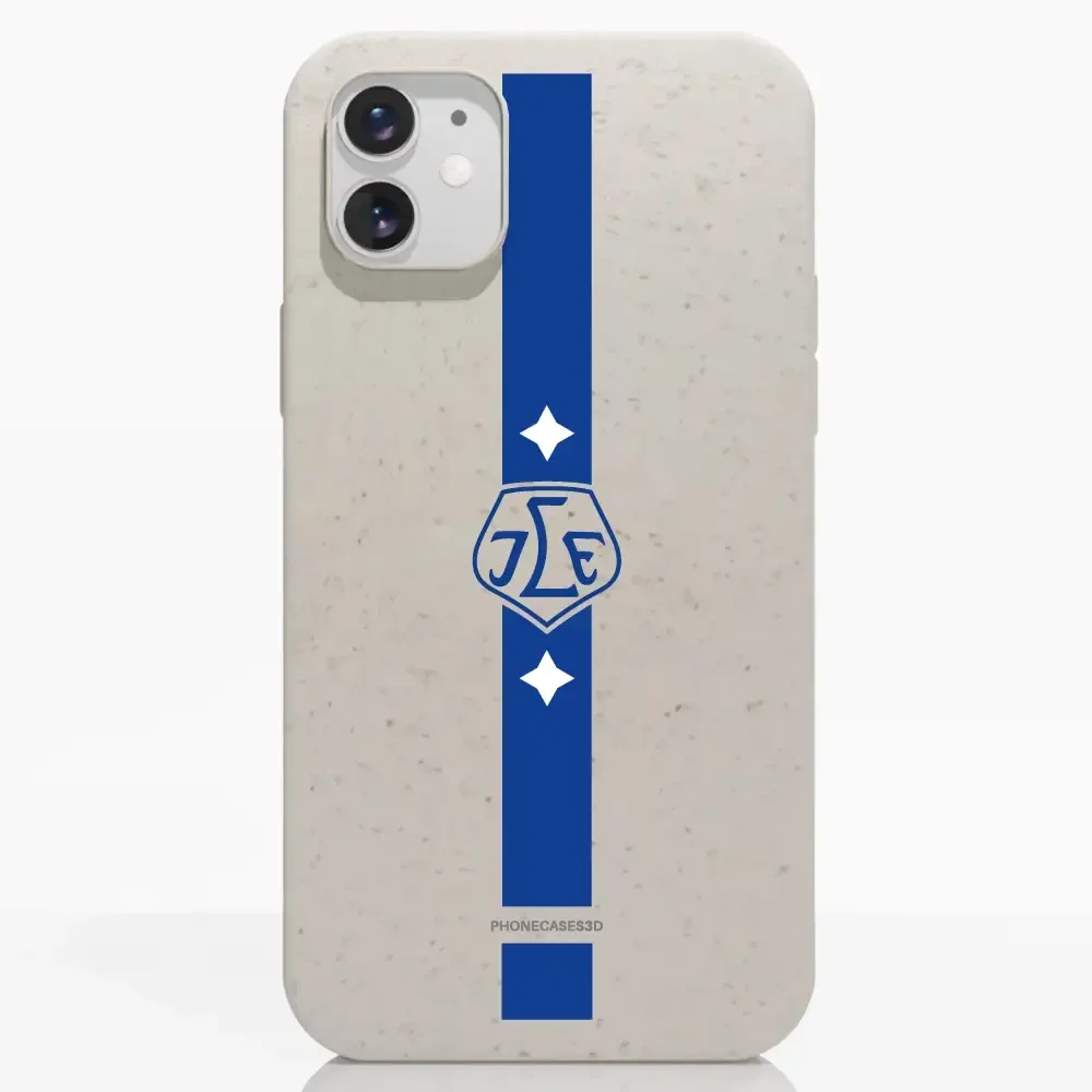 Leksands IF Official Compostable Phone Case Design Blue minimal stripe
