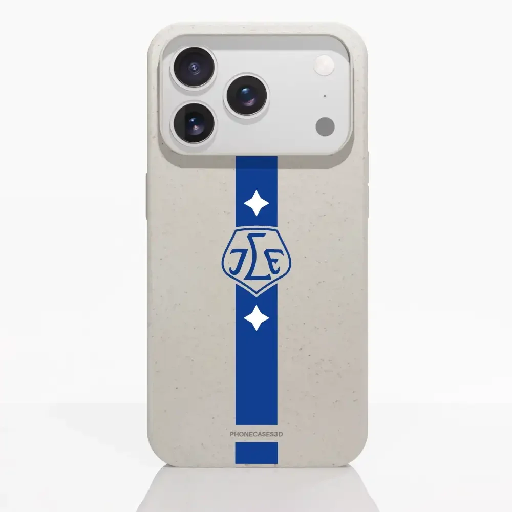 Leksands IF Official Compostable Phone Case Design Blue minimal stripe - Image 24