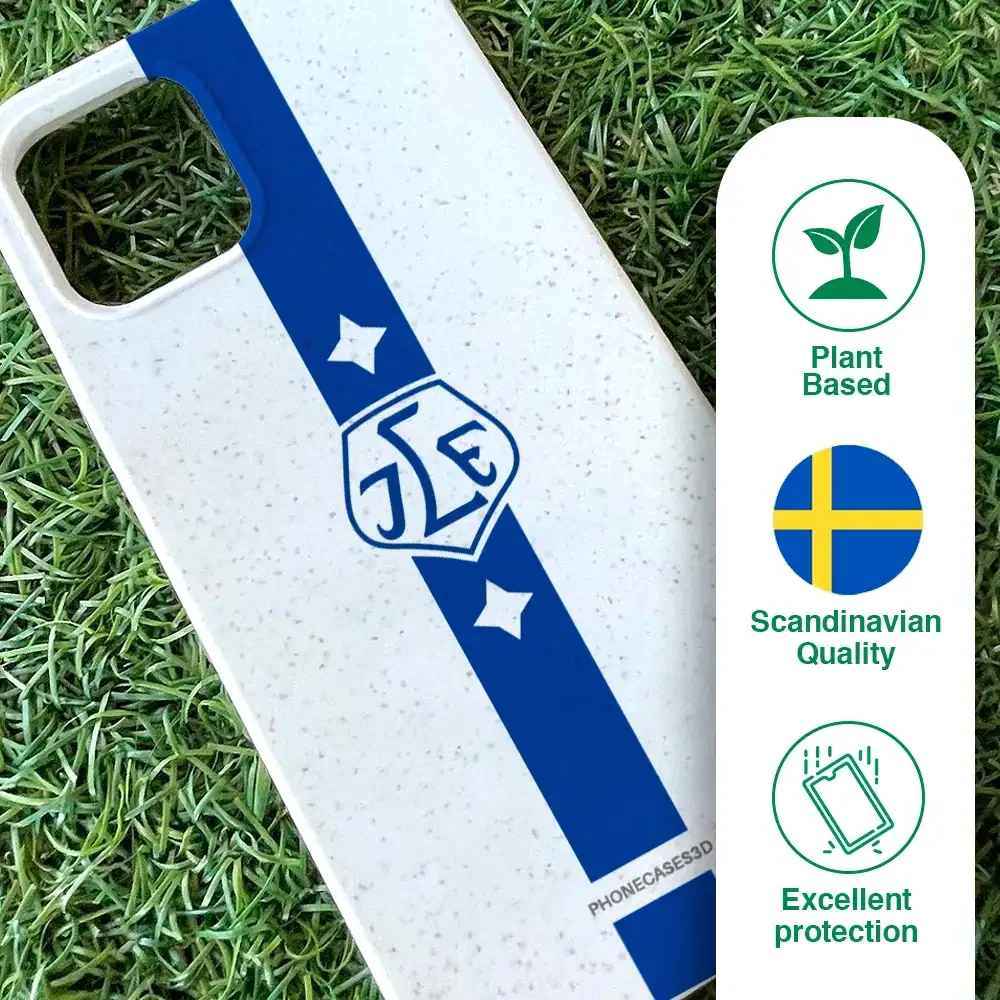 Leksands IF Official Compostable Phone Case Design Blue minimal stripe - Image 49