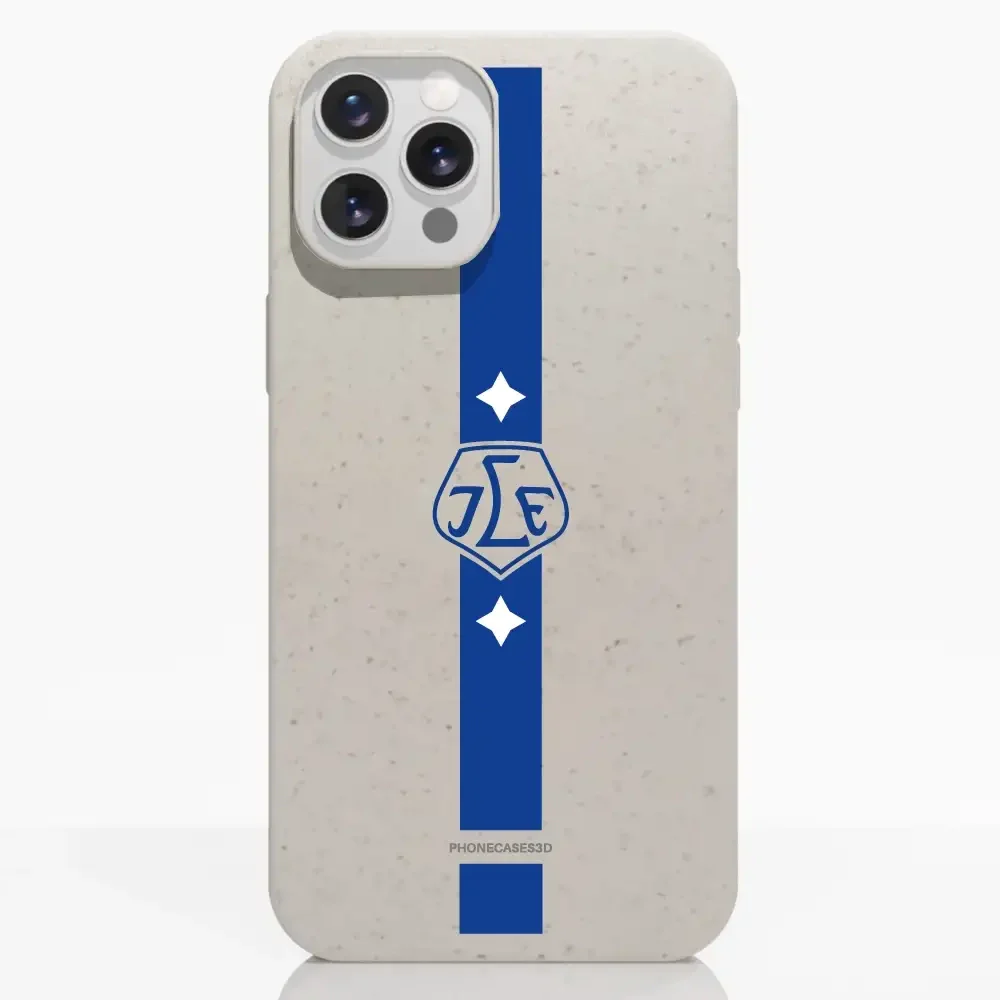 Leksands IF Official Compostable Phone Case Design Blue minimal stripe - Image 5