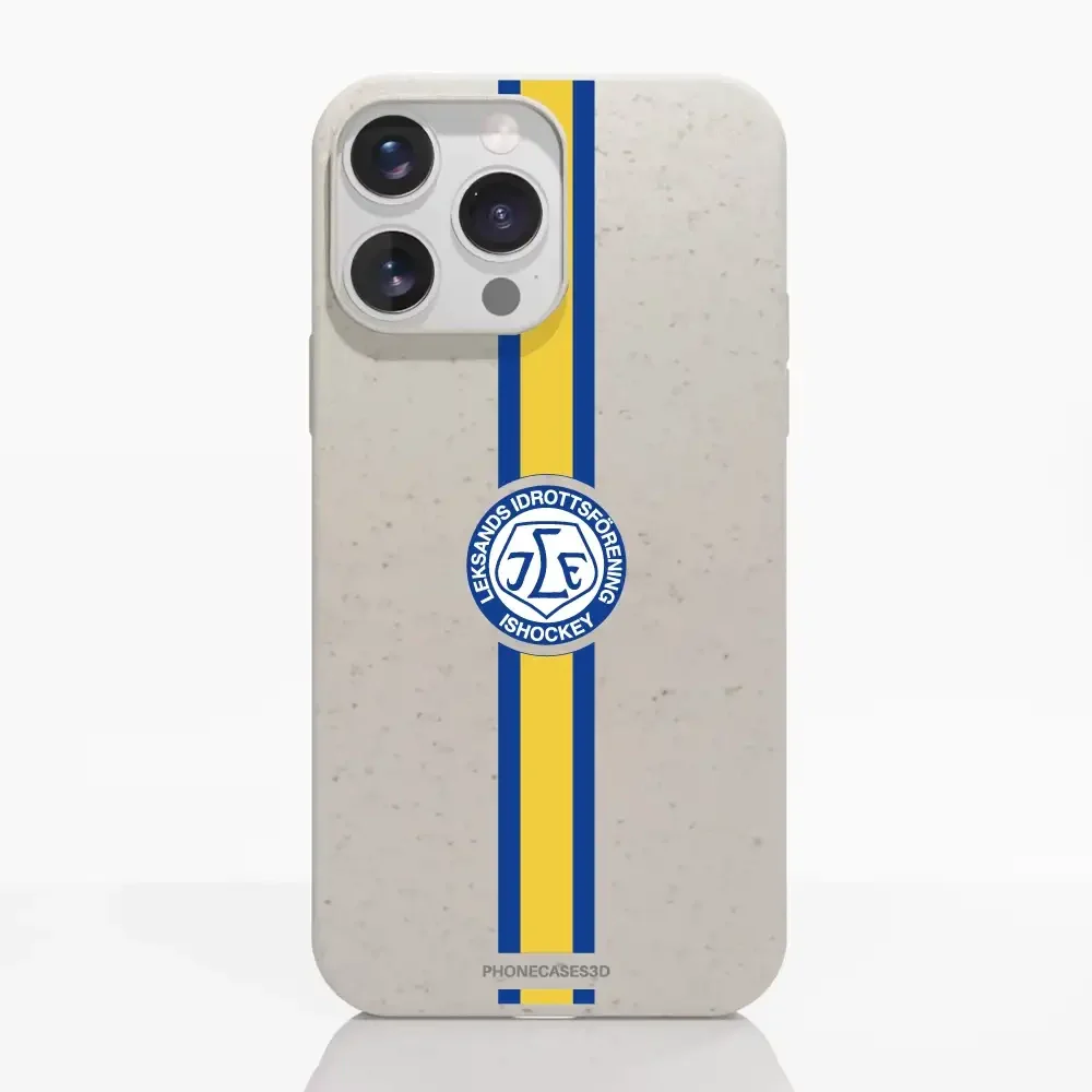 Leksands IF Official Compostable Phone Case Design Yellow & Blue stripe - Image 13