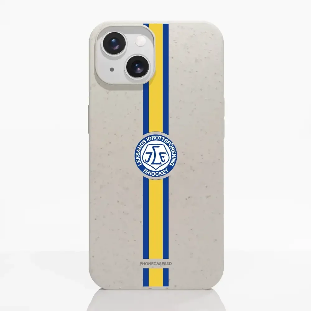 Leksands IF Official Compostable Phone Case Design Yellow & Blue stripe - Image 14