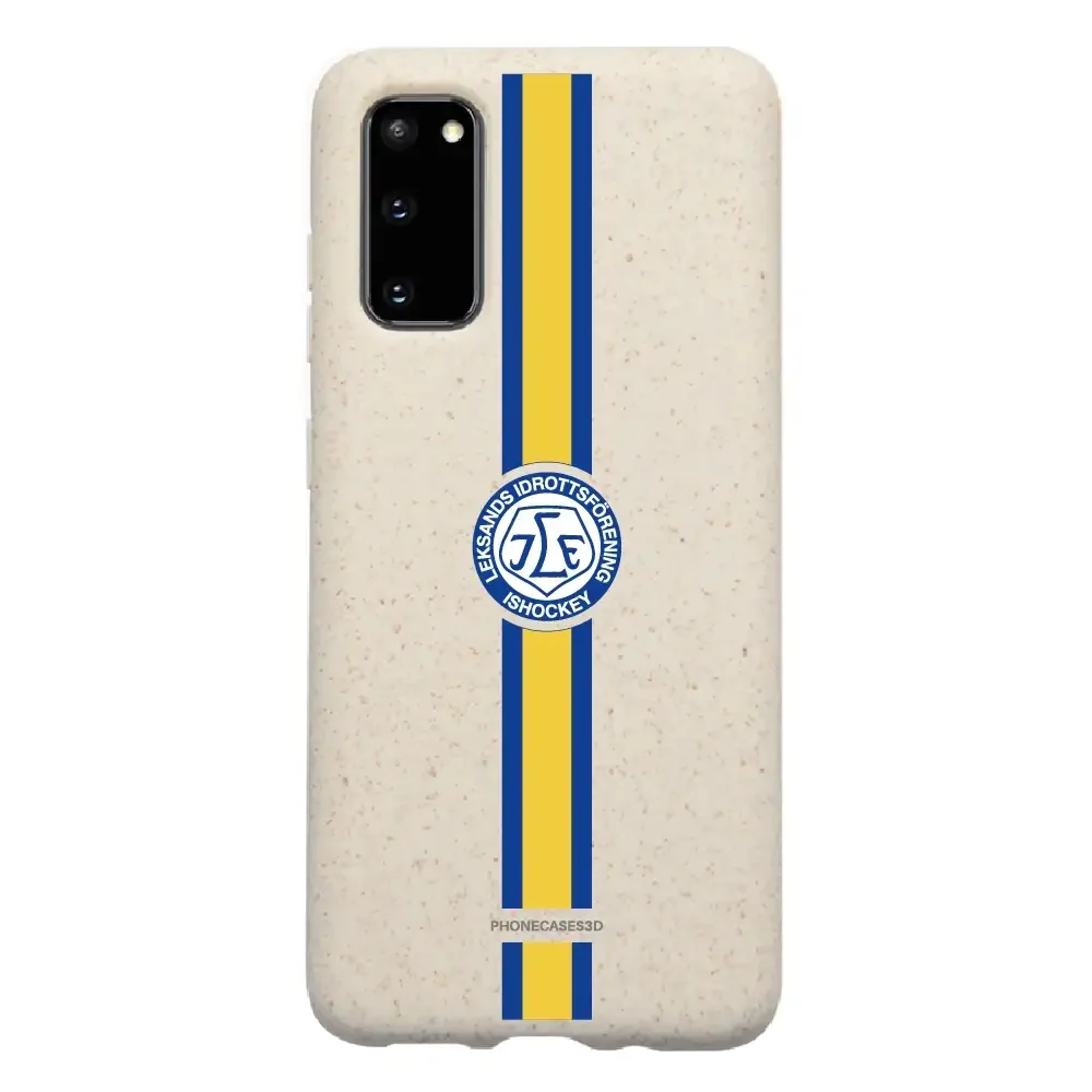 Leksands IF Official Compostable Phone Case Design Yellow & Blue stripe - Image 26
