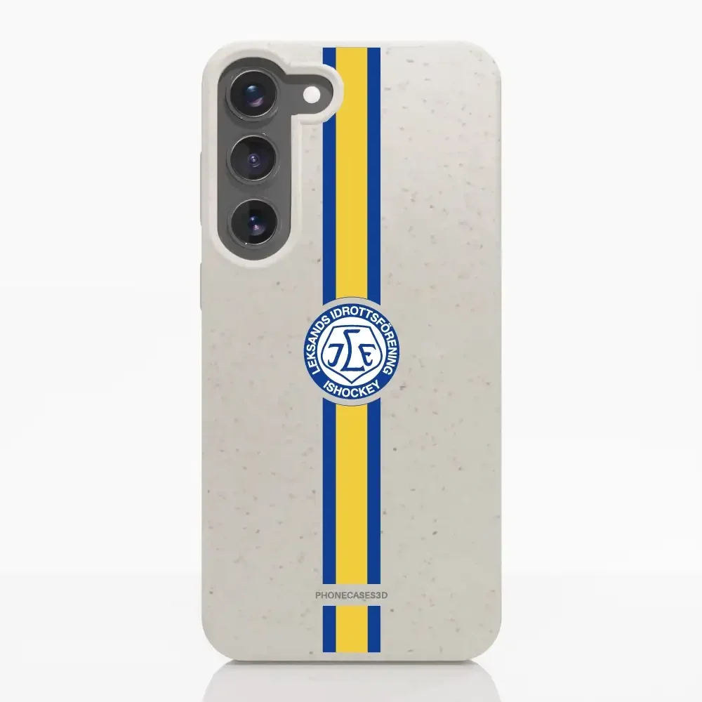 Leksands IF Official Compostable Phone Case Design Yellow & Blue stripe - Image 33
