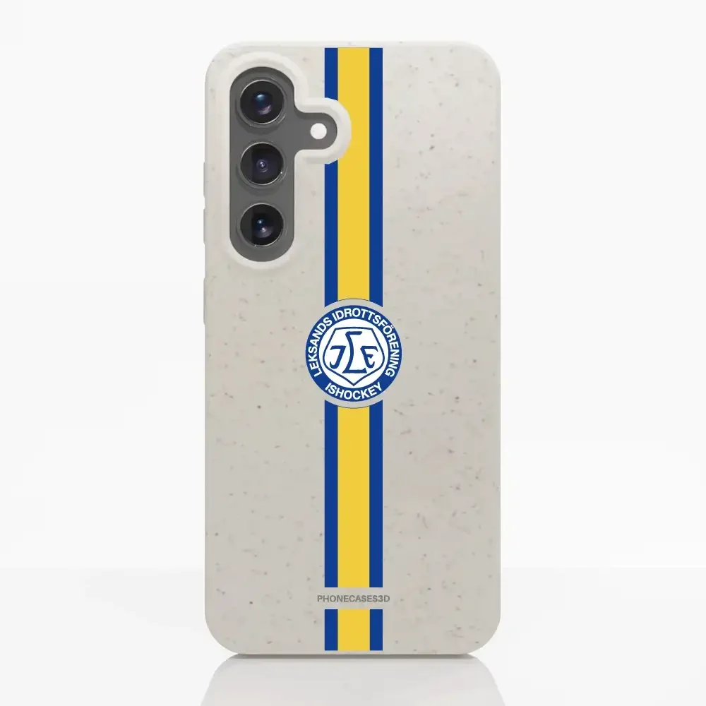 Leksands IF Official Compostable Phone Case Design Yellow & Blue stripe - Image 36