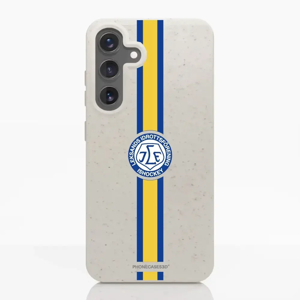Leksands IF Official Compostable Phone Case Design Yellow & Blue stripe - Image 37