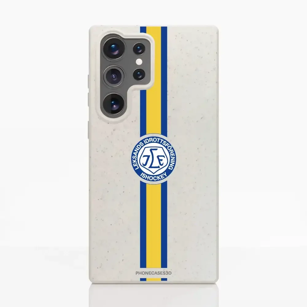 Leksands IF Official Compostable Phone Case Design Yellow & Blue stripe - Image 41