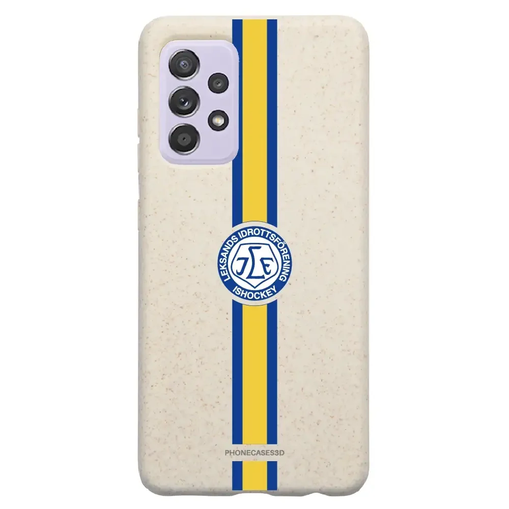 Leksands IF Official Compostable Phone Case Design Yellow & Blue stripe - Image 45
