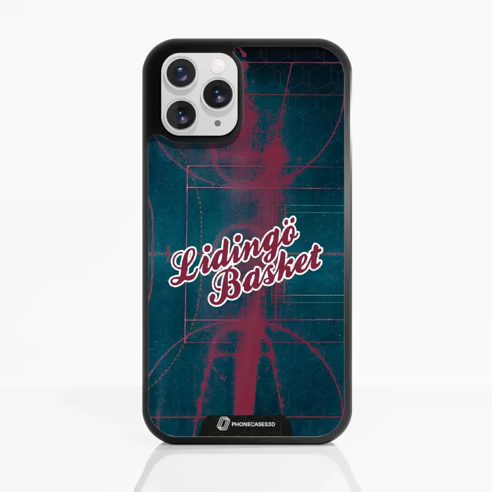 Lidingö Basket Official 3D Phone Case Blue Basket background - Image 2