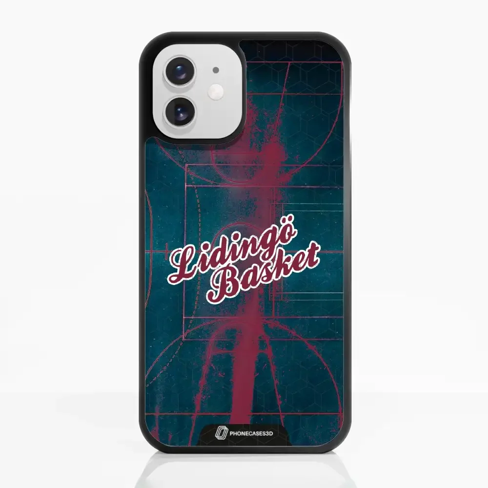 Lidingö Basket Official 3D Phone Case Blue Basket background - Image 4