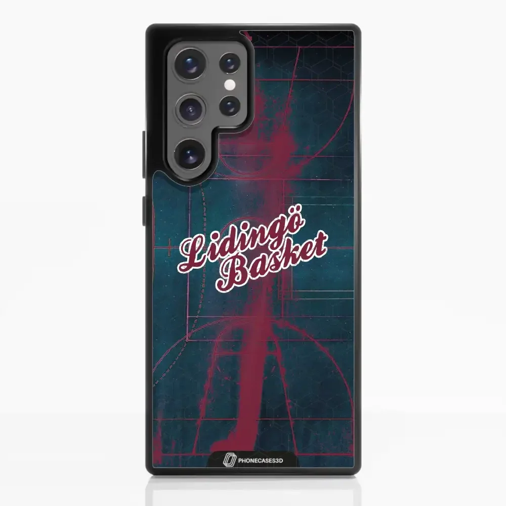 Lidingö Basket Official 3D Phone Case Blue Basket background - Image 61
