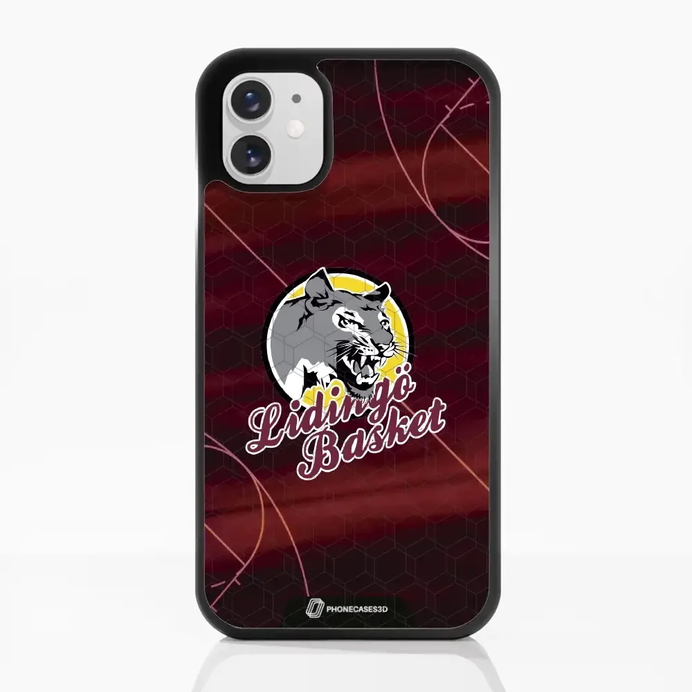 Lidingö Basket Official 3D Phone Case Burgundy Basket background