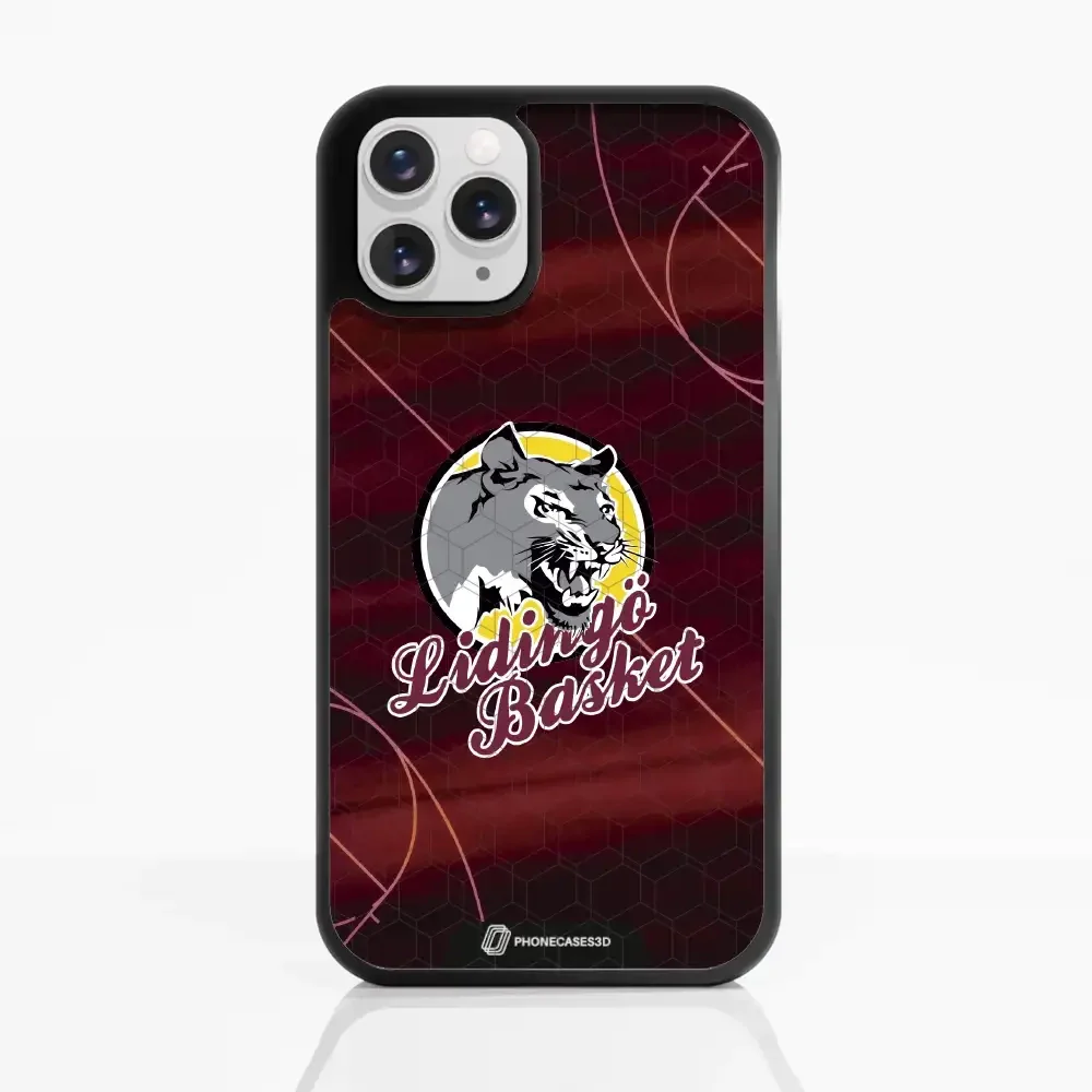 Lidingö Basket Official 3D Phone Case Burgundy Basket background - Image 2