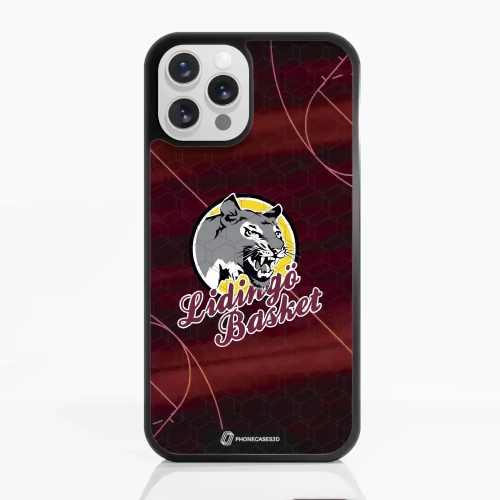 Lidingö Basket Official 3D Phone Case Burgundy Basket background - Image 6