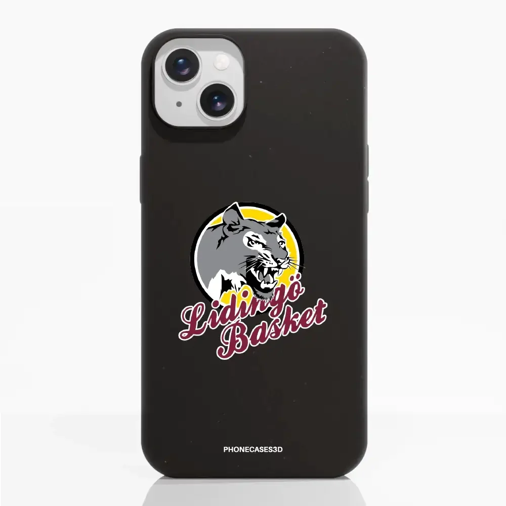 Lidingö Basket Official Compostable Black Phone Case Logo - Image 10