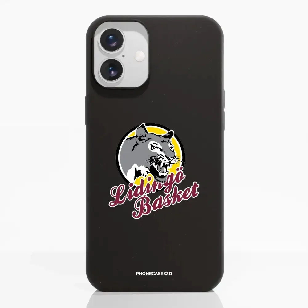 Lidingö Basket Official Compostable Black Phone Case Logo - Image 19