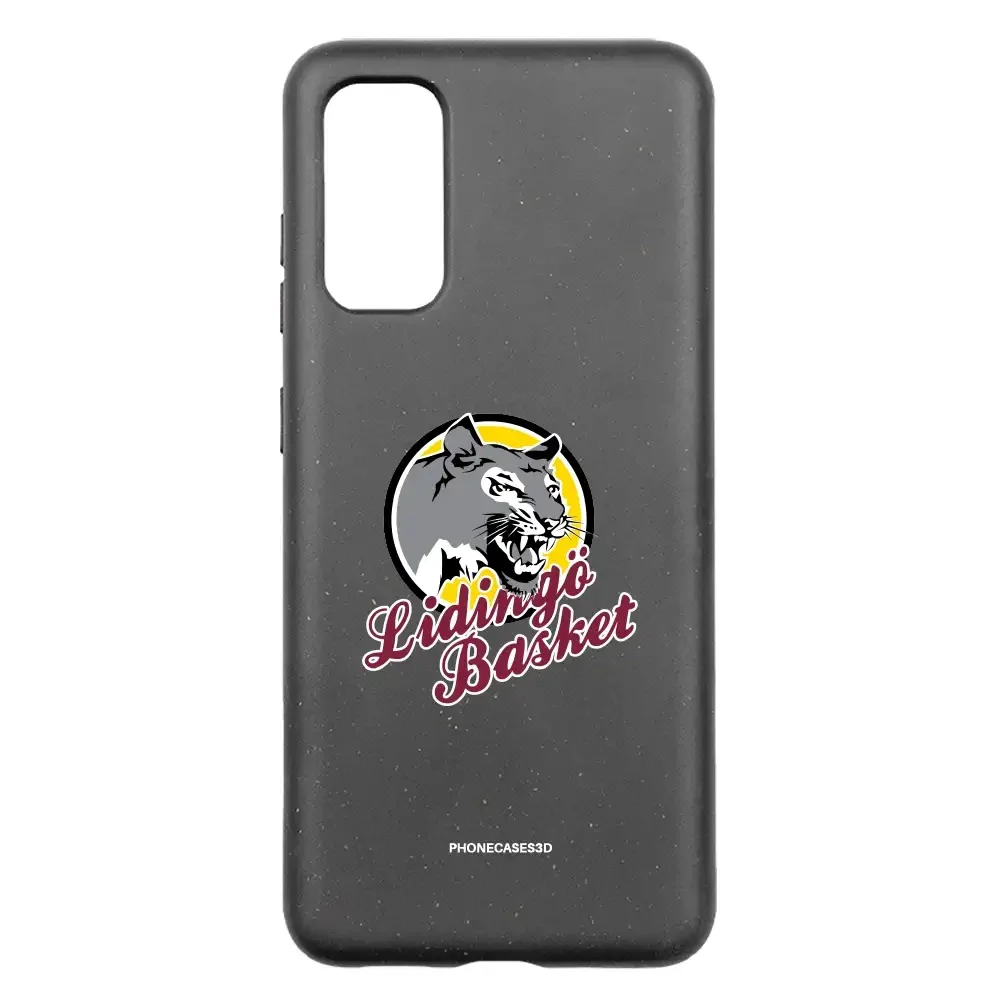 Lidingö Basket Official Compostable Black Phone Case Logo - Image 29