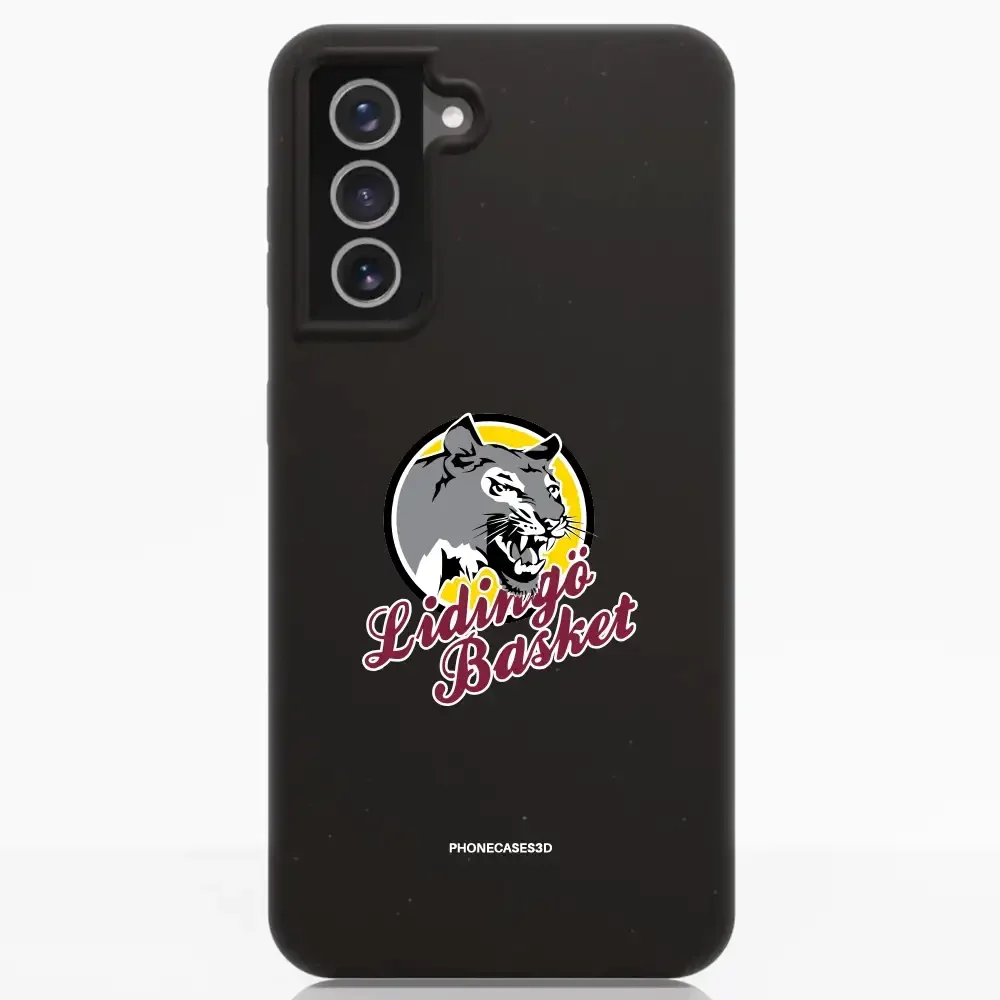 Lidingö Basket Official Compostable Black Phone Case Logo - Image 33