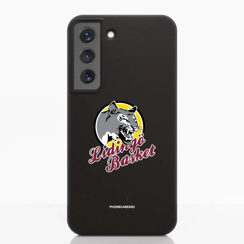 Lidingö Basket Official Compostable Black Phone Case Logo - Image 36