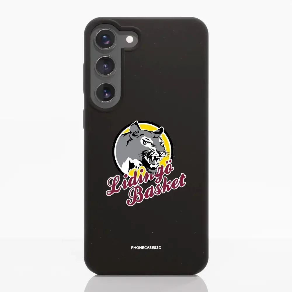 Lidingö Basket Official Compostable Black Phone Case Logo - Image 39