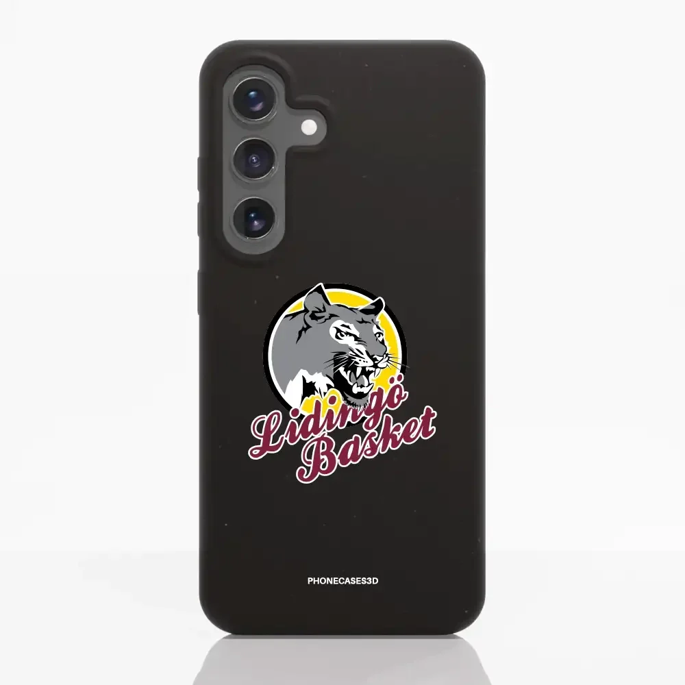 Lidingö Basket Official Compostable Black Phone Case Logo - Image 42