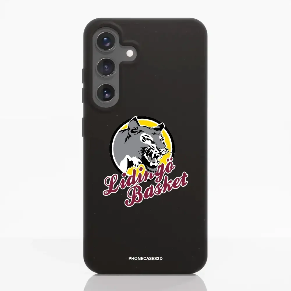 Lidingö Basket Official Compostable Black Phone Case Logo - Image 43