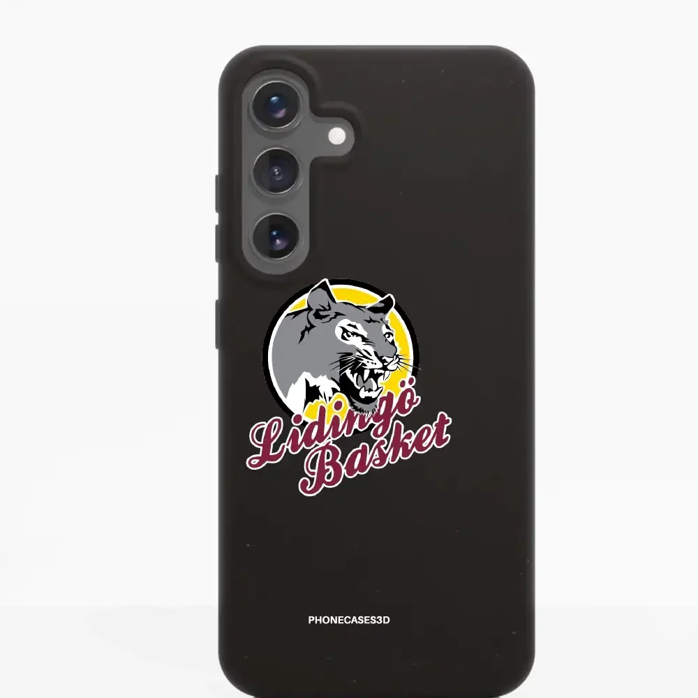 Lidingö Basket Official Compostable Black Phone Case Logo - Image 46