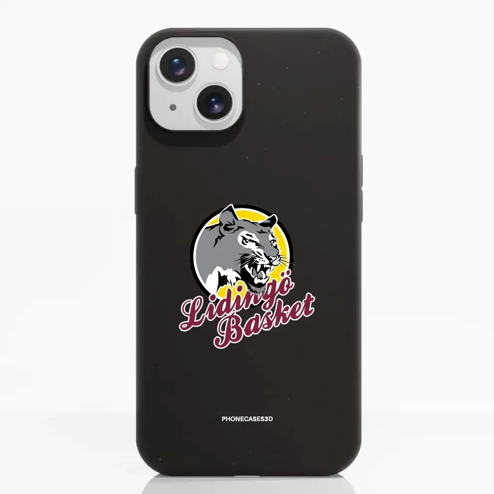 Lidingö Basket Official Compostable Black Phone Case Logo - Image 6