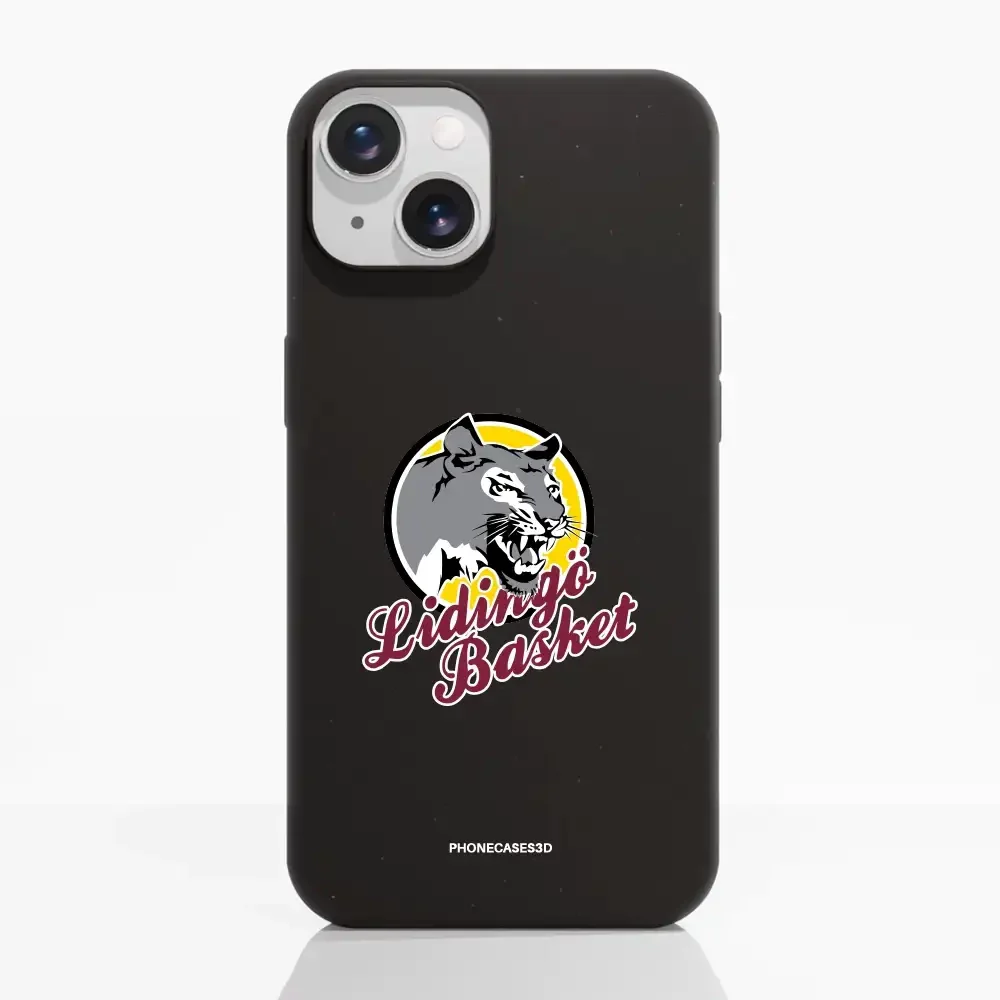 Lidingö Basket Official Compostable Black Phone Case Logo - Image 9
