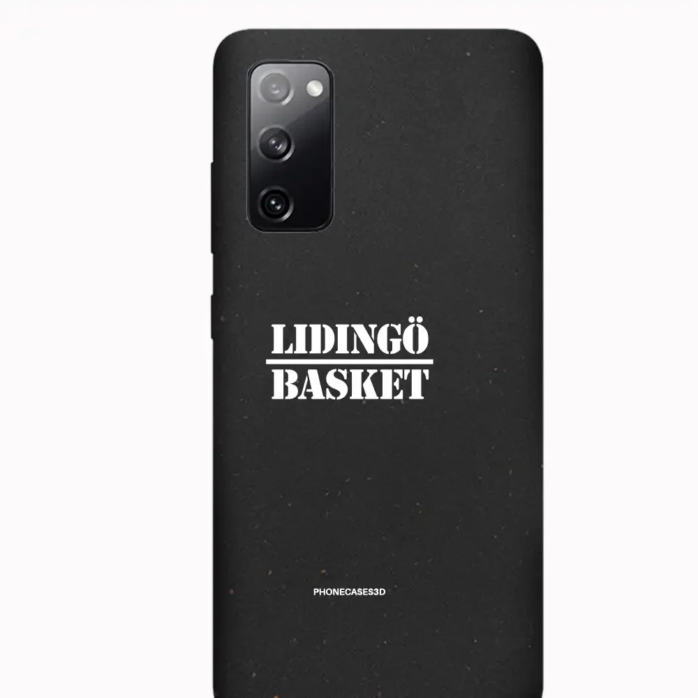 Lidingö Basket Official Compostable Black Phone Case minimal - Image 30