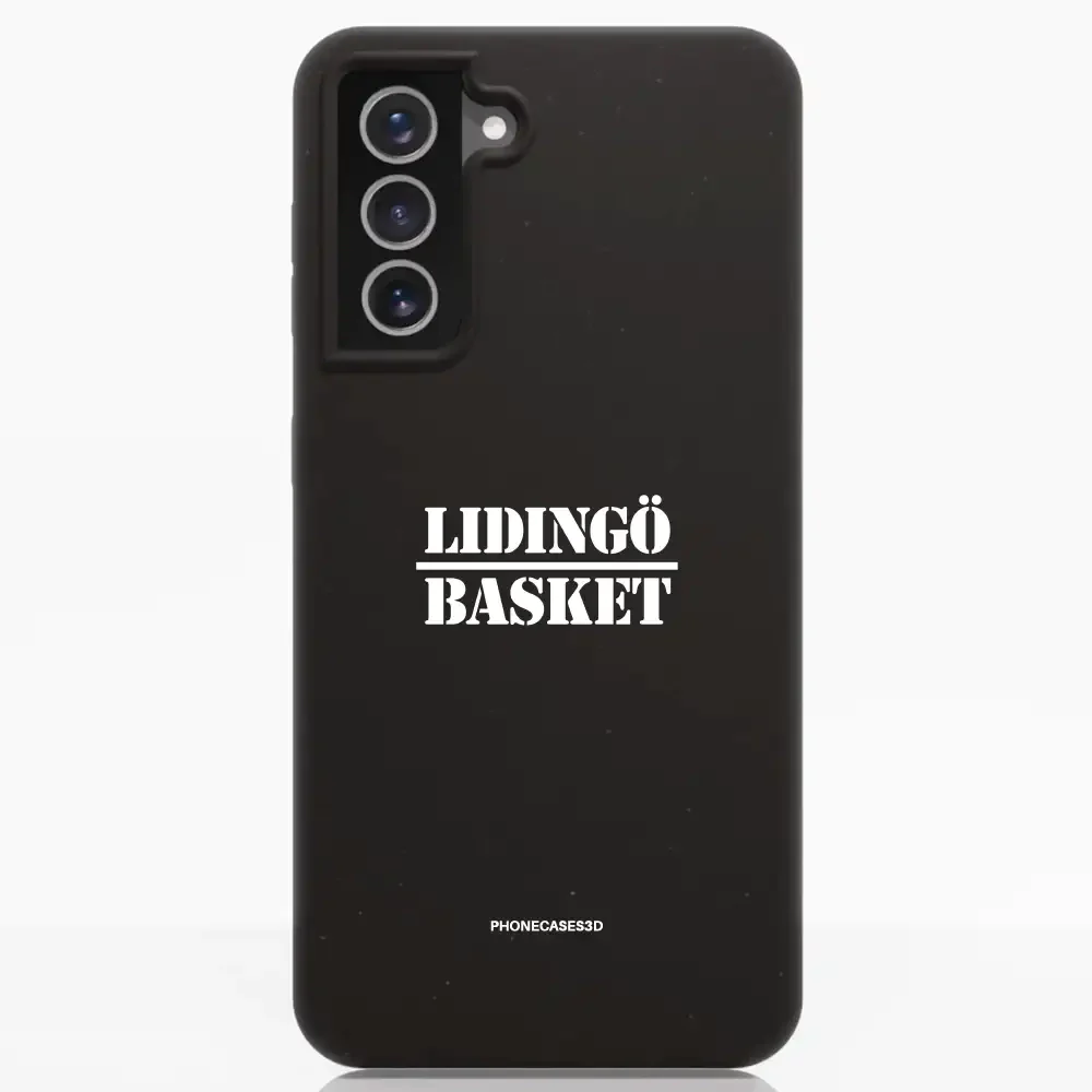 Lidingö Basket Official Compostable Black Phone Case minimal - Image 33