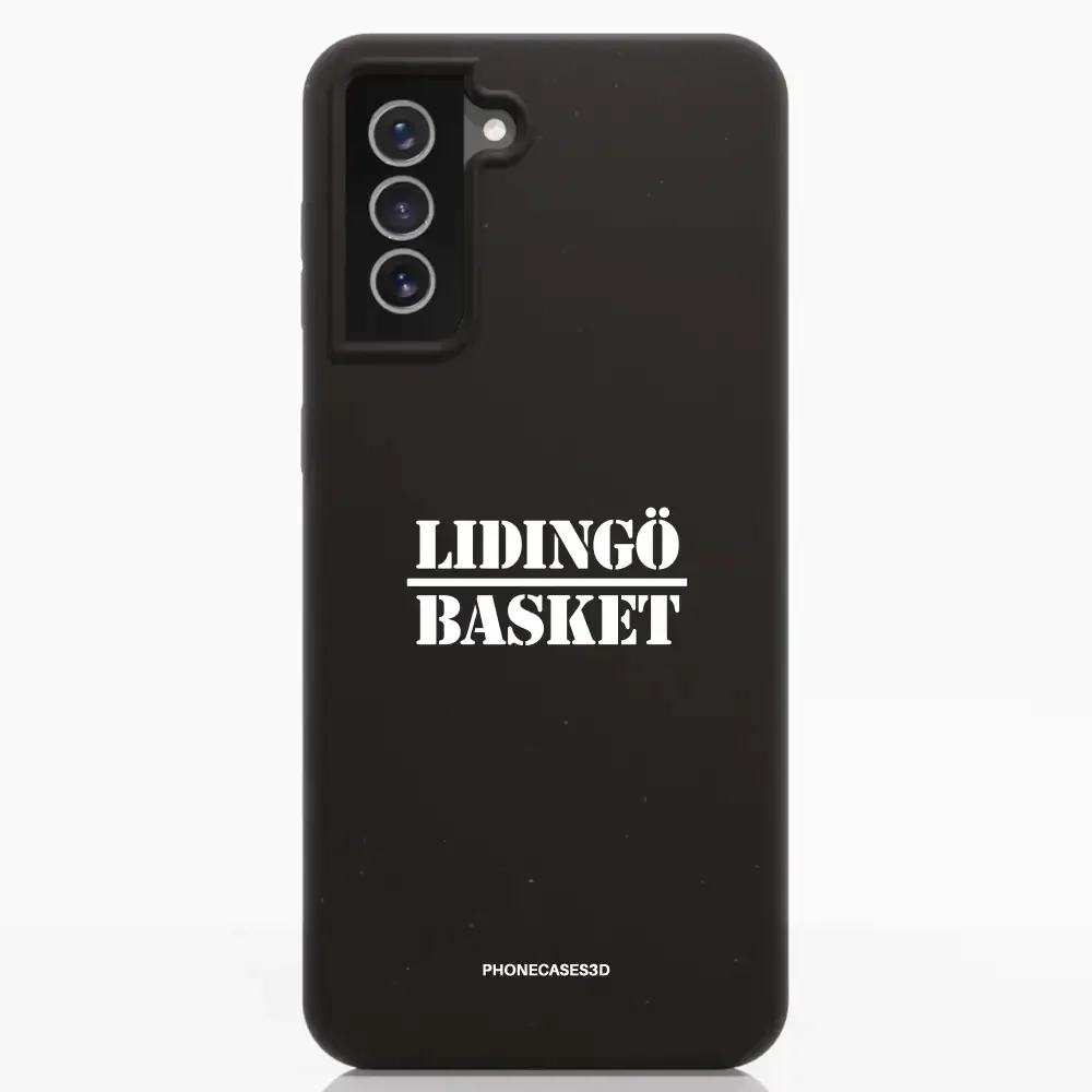Lidingö Basket Official Compostable Black Phone Case minimal - Image 34