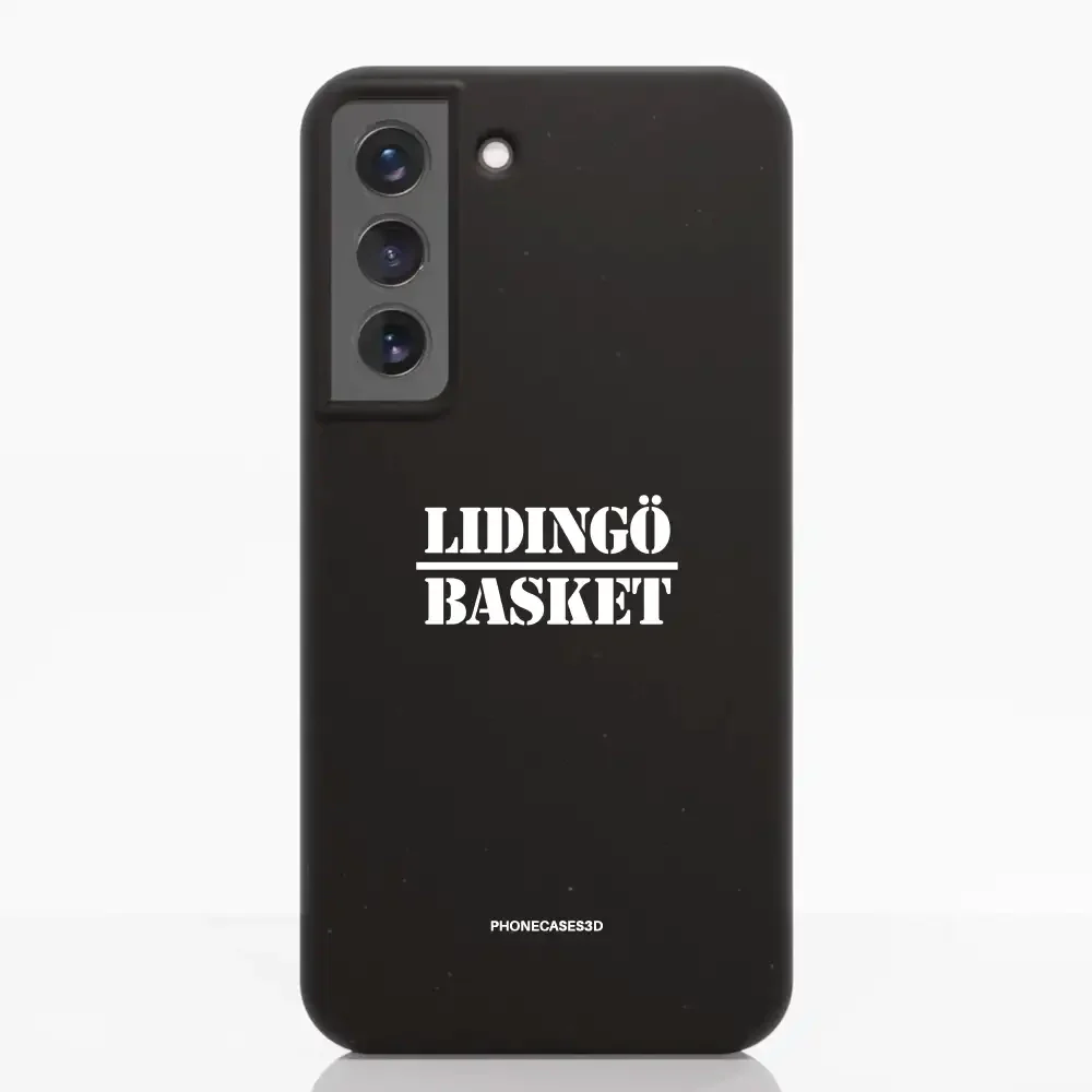 Lidingö Basket Official Compostable Black Phone Case minimal - Image 36
