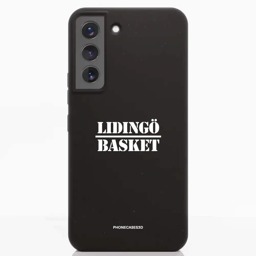 Lidingö Basket Official Compostable Black Phone Case minimal - Image 37