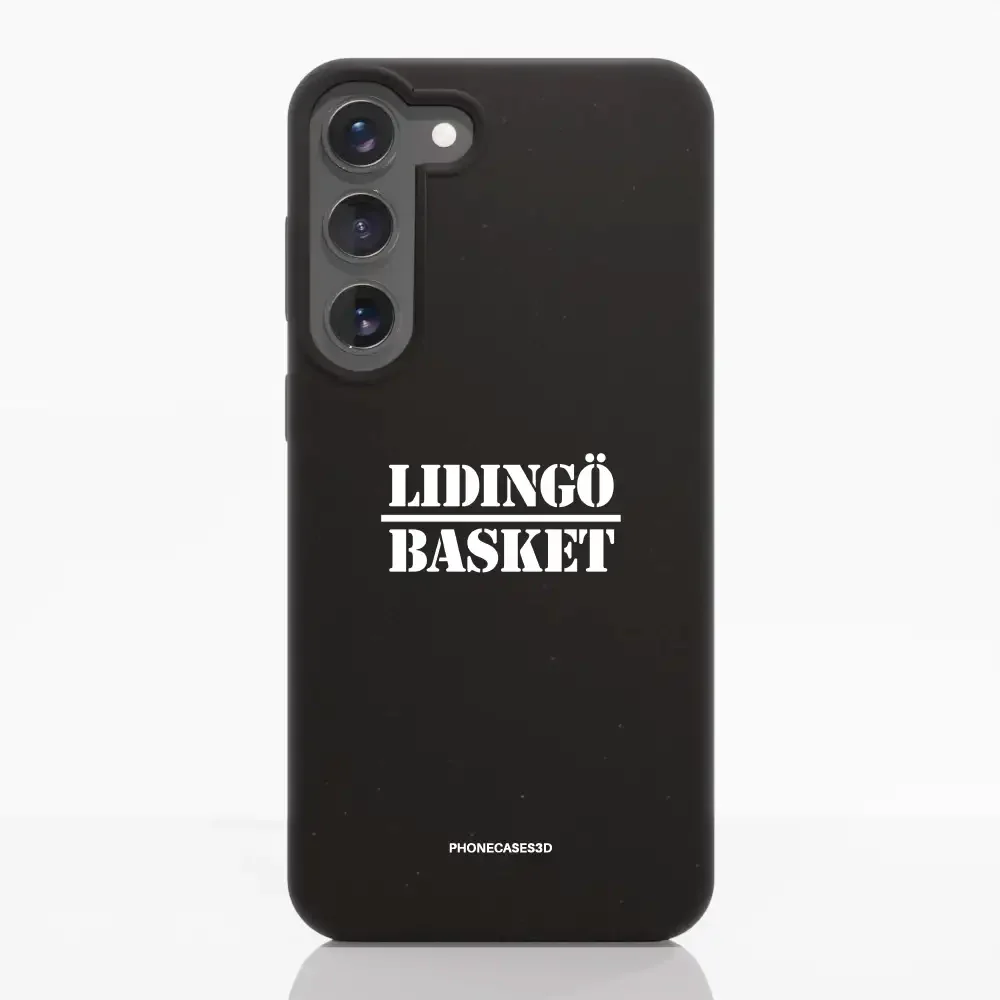 Lidingö Basket Official Compostable Black Phone Case minimal - Image 39
