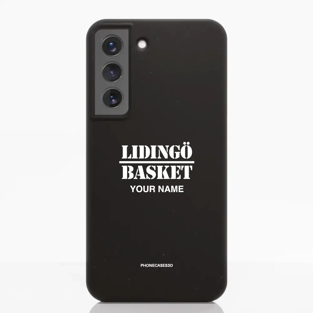 Lidingö Basket Official Compostable Black Phone Case minimal - Image 36